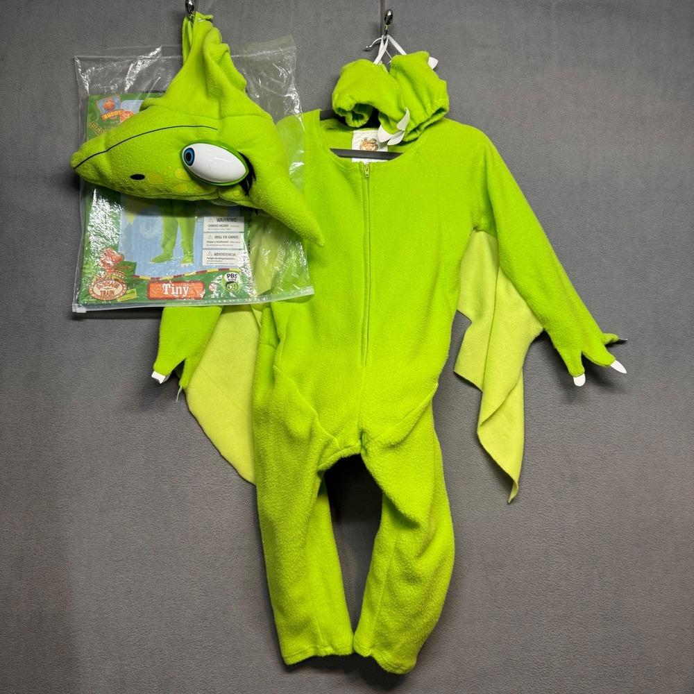Dinosaur Train Tiny Pteranodon Costume Toddler Medium 3T-4T Green Jim Henson PBS